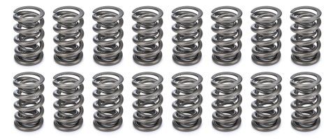 Valve Spring - 1300 Series Drag Race - Dual Spring - 780 lb/in Spring Rate - 1.130 in Coil Bind - 1.500 in OD - Set of 16