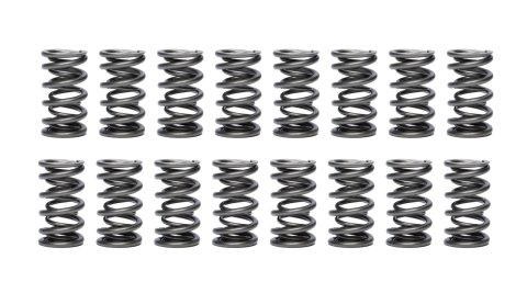 Valve Spring - 1300 Series Circle Track - Dual Spring - 467 lb/in Spring Rate - 1.195 in Coil Bind - 1.500 in OD - Set of 16