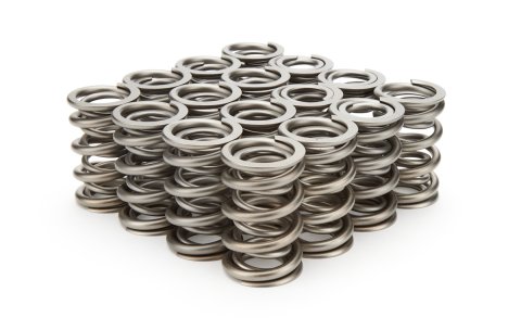 Valve Spring - 1300 Series Circle Track - Dual Spring - 550 lb/in Spring Rate - 1.150 in Coil Bind - 1.550 in OD - Set of 16