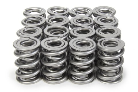 Valve Spring - 1300 Series Circle Track - Dual Spring - 743 lb/in Spring Rate - 1.055 in Coil Bind - 1.570 in OD - Set of 16