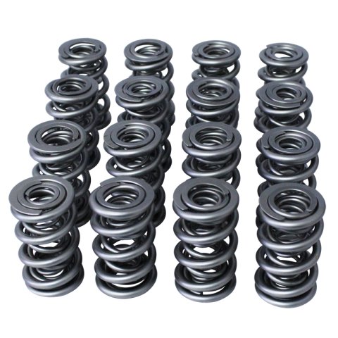 Valve Spring - 1300 Series Drag Race - Triple Spring - 688 lb/in Spring Rate - 1.130 in Coil Bind - 1.645 in OD - Set of 16