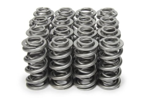 Valve Spring - 1300 Series Drag Race - Dual Spring - 836 lb/in Spring Rate - 1.230 in Coil Bind - 1.550 in OD - Set of 16