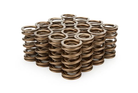 Valve Spring - 1300 Series Circle Track - Dual Spring - 436 lb/in Spring Rate - 1.175 in Coil Bind - 1.374 in OD - Set of 16