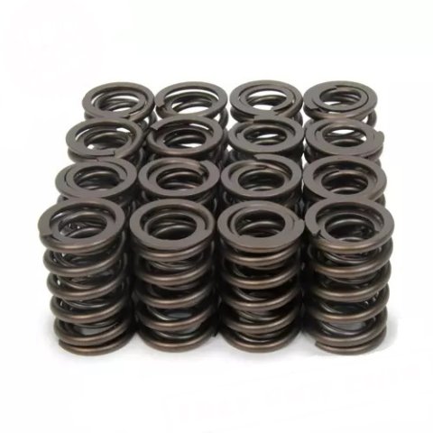 Valve Spring - Hot Rod Series - Dual Spring - 367 lb/in Spring Rate - 1.1 in Coil Bind - 1.490 in OD - Set of 16