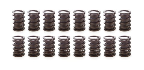 Valve Spring - Hot Rod Series - Dual Spring / Damper - 436 lb/in Spring Rate - 1.135 in Coil Bind - 1.538 in OD - Set of 16