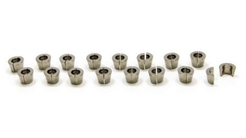 Valve Lock - 10 Degree - 11/32 in Valve Stem - 0.050 in Less Height - Titanium - Natural - Set of 16