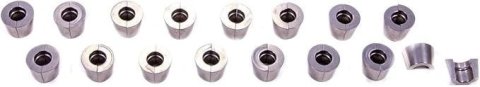 Valve Lock - 8 Degree - 5/16 in Valve Stem - Standard Height - Titanium - Natural - Set of 16