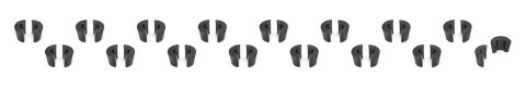 Valve Lock - 10 Degree - 7 mm Valve Stem - 0.100 in Less Height - Steel - Black Oxide - Set of 16