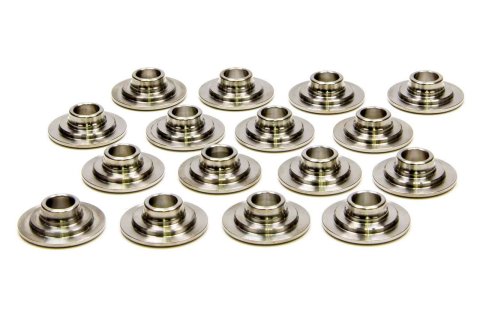 Valve Spring Retainer - 400 Series - 10 Degree - 1.090 in / 0.780 in OD Steps - Dual Spring - Titanium - Set of 16