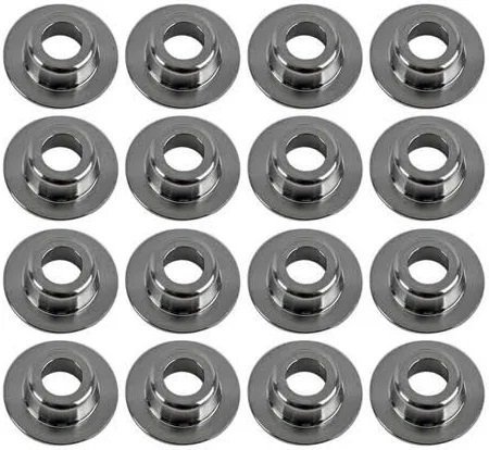 Valve Spring Retainer - 400 Series - 0.795 in / 0.517 in OD Steps - Single Spring - Titanium - Ford Modular - Set of 16