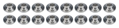 Valve Spring Retainer - 500 Series - 10 Degree - 1.140 in / 0.815 in OD Steps - 1.475 in Dual Spring - Titanium - Set of 16