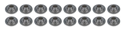 Valve Spring Retainer - 600 Series - Mini 8 Degree - 0.890 in / 0.600 in OD Steps - Dual Spring - Steel - Set of 16