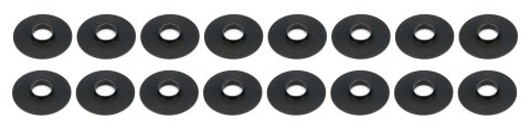 Valve Spring Retainer - Inside - 0.060 in Thick - 1.650 in OD - 0.570 in ID - 0.630 in Spring ID - Chromoly - Set of 16