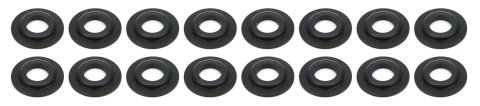 Valve Spring Retainer - Inside - 0.060 in Thick - 1.450 in OD - 0.630 in ID - 0.980 in Spring ID - Chromoly - Set of 16