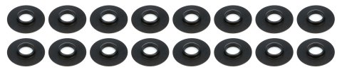 Valve Spring Retainer - Inside - 0.030 in Thick - 1.500 in OD - 0.570 in ID - 0.715 in Spring ID - Chromoly - Set of 16