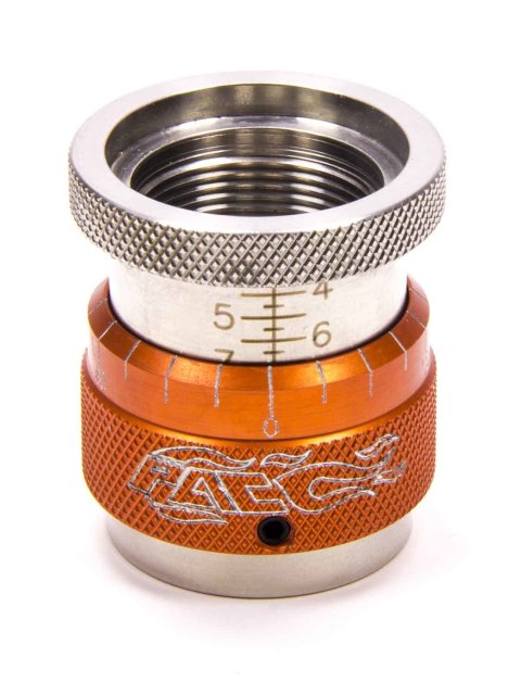 Valve Spring Height Gauge - 1.400-1.900 in Range - 1.200 in ID - 0.050 in Per Turn - Orange Anodized - Each