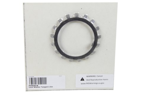 Lock Washer - Tab - 2.4 in ID - 2.87 in OD - 0.07 in Thick - Steel - Zinc Plated - 2-1/2 in Grand National Wheel Hub - Each