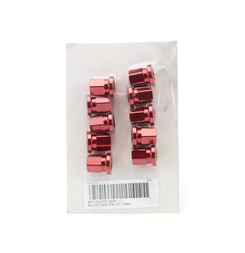 Nut - 3/8-16 in Thread - Aluminum - Red Anodized - Quick Change Gear Covers - Set of 10