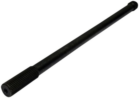 Axle Shaft - 30.5 in Long - 31 Spline Carrier - 24 Spline Drive Flange - Steel - Natural - Each
