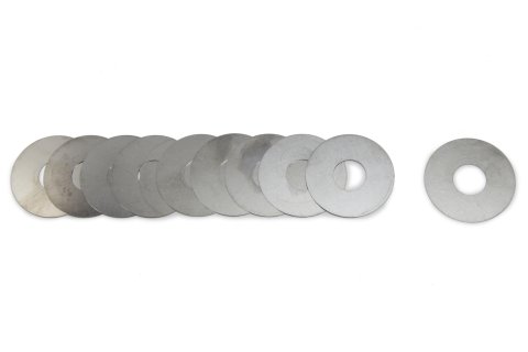 Shock Valve - Disc - 1.350 x 0.008 in - Steel - Penske Shocks - Set of 10