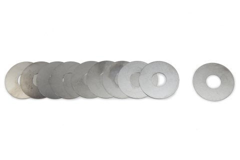 Shock Valve - Disc - 1.350 x 0.010 in - Steel - Penske Shocks - Set of 10