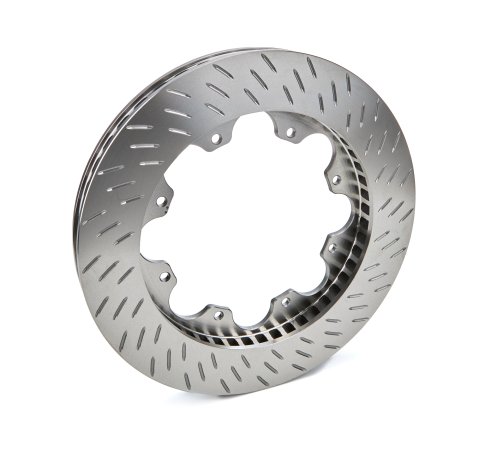 Brake Rotor - Driver Side - Slotted - 12.165 in OD - 1.250 in Thick - 8 x 7.000 in Bolt Pattern - Steel - Natural - GM Calipers - Each