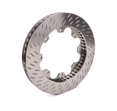 Brake Rotor - Passenger Side - Slotted - 12.165 in OD - 1.250 in Thick - 8 x 7.000 in Bolt Pattern - Steel - Natural - GM Calipers - Each
