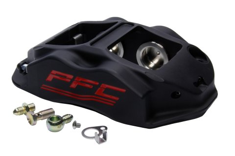 Brake Caliper - ZR94 - Passenger Side - Leading - 4 Piston - Aluminum - Black Anodized - 12.716 in OD x 1.250 in Thick Rotor - 7.00 in Radial Mount -