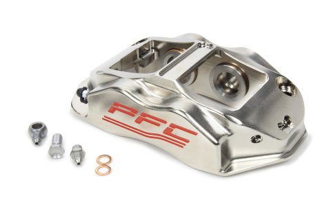 Brake Caliper - ZR94 - Driver Side - Trailing - 4 Piston - Aluminum - Nickel Plated - 12.716 in OD x 1.250 in Thick Rotor - 7.00 in Radial Mount - Eac