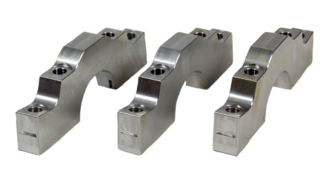 Main Cap - 4-Bolt - Center Caps - Splayed Bolts - Billet Steel - 350 Journal - Small Block Chevy - Set of 3