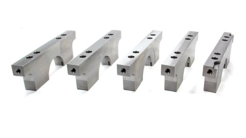 Main Cap - 4-Bolt - Center Caps - Straight Bolts - Billet Steel - GM LS-Series - Set of 5
