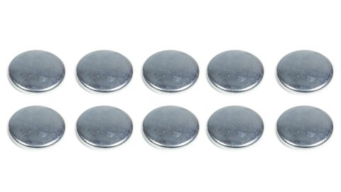 Camshaft Plug - Steel - Zinc Oxide - Big Block Chevy - Set of 10