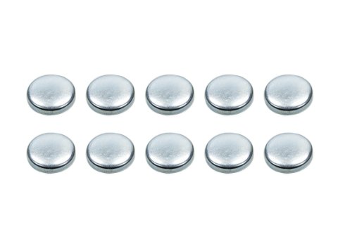 Freeze Plug - 2-1/2 in - Steel - Zinc Oxide - Universal - Set of 10