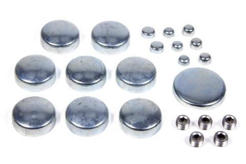 Freeze Plug - Complete Engine - Steel - Zinc Oxide - Small Block Chevy - Kit