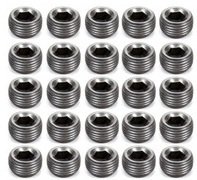 Fitting - Plug - 3/8 in NPT - Allen Head - Steel - Natural - Set of 25