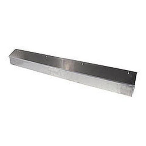 Aerosol Can Holder - 21.5 in Long - 2.75 in Deep - 8 Can Capacity - Aluminum - Natural - Each