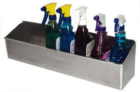 Utility Shelf - All Purpose - 24 in Long - 5 in Wide - Aluminum - Natural - Each