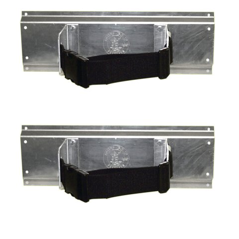 Canopy Holder - Wall Mount - 2-Piece - 5.75 x 17 x 4.5 in - Nylon Straps - Aluminum - Each
