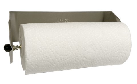 Shop Towel Holder - Roll Style - Aluminum - Natural - Each