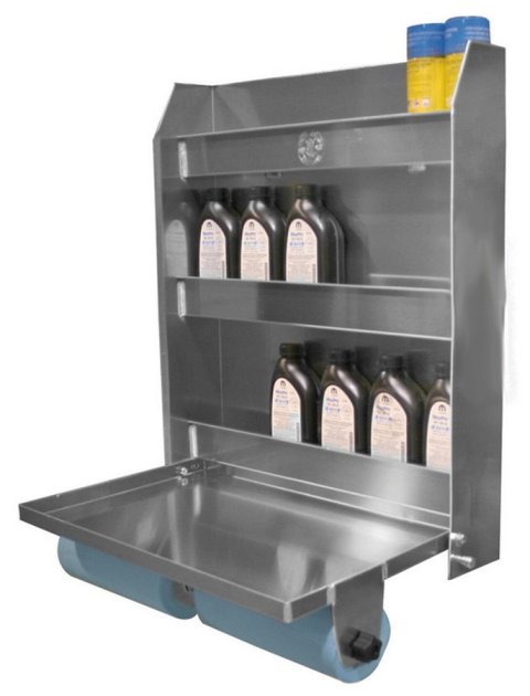 Trailer Cabinet - 25 x 30 x 5.5 in - Aluminum - Natural - Each