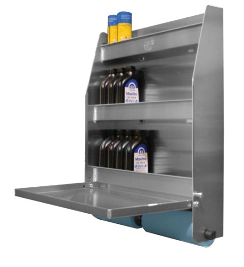 Trailer Cabinet - 25 x 32 x 6.75 in - Aluminum - Natural - Each