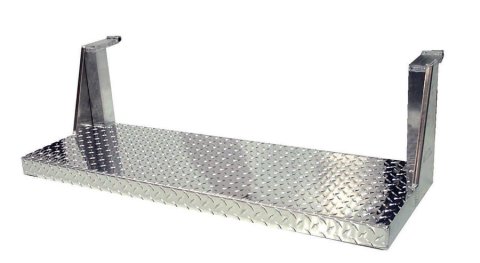 Trailer Step - 31 x 16.5 x 12.25 in - Removable - Diamond Plate - Aluminum - Polished - Each