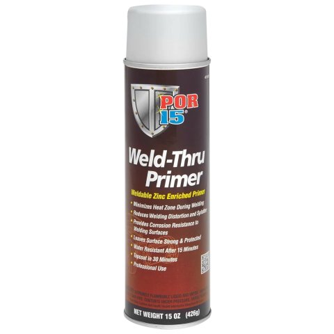 Paint - Weld-Thru Primer - High Temperature - Gray - 15 oz Aerosol - Each