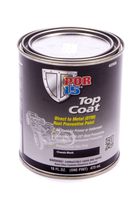 Paint - Chassis Coat - Urethane - Black - 1 pt Can - Each