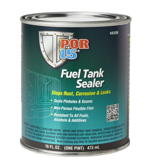 Gas Tank Sealer - All Fuel Resistant - Clear - 1 pt Can - Each