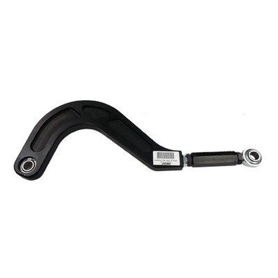 Panhard Bar - J-Style - Adjustable - 20-1/4 to 21-1/2 in Long - Spherical Rod End - Aluminum - Black Anodized - Each