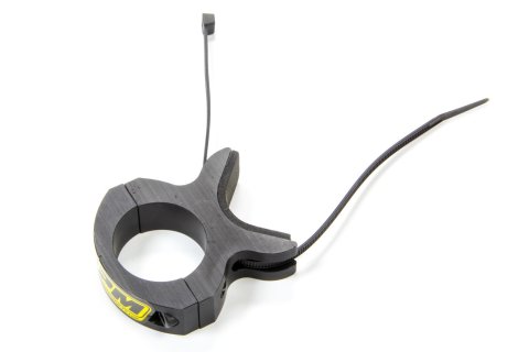 Shock Reservoir Bracket - Clamp-On - Cable Tie - Aluminum - Black Anodized - 1-1/2 to 3 in Reservoirs - 1-1/2 in OD Tube - Each