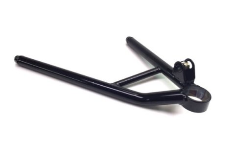 Control Arm - Tubular - Driver Side - 3/4 in Rod End Style - Lower - 16.625 in Long - Screw-In Ball Joint - Steel - Black Powder Coat - Universal - Ea