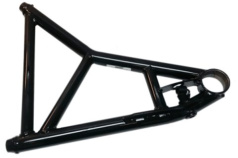 Control Arm - Tubular - Passenger Side - Lower - 19.125 in Long - Screw-In Ball Joint - Steel - Black Powder Coat - Longhorn 2019-24 - Each