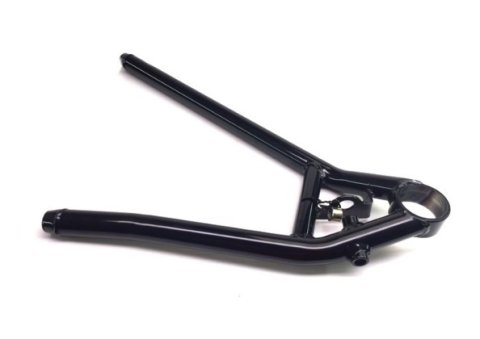 Control Arm - Tubular - Passenger Side - 3/4 in Rod End Style - Lower - 19.125 in Long - Screw-In Ball Joint - Steel - Black Powder Coat - Universal -